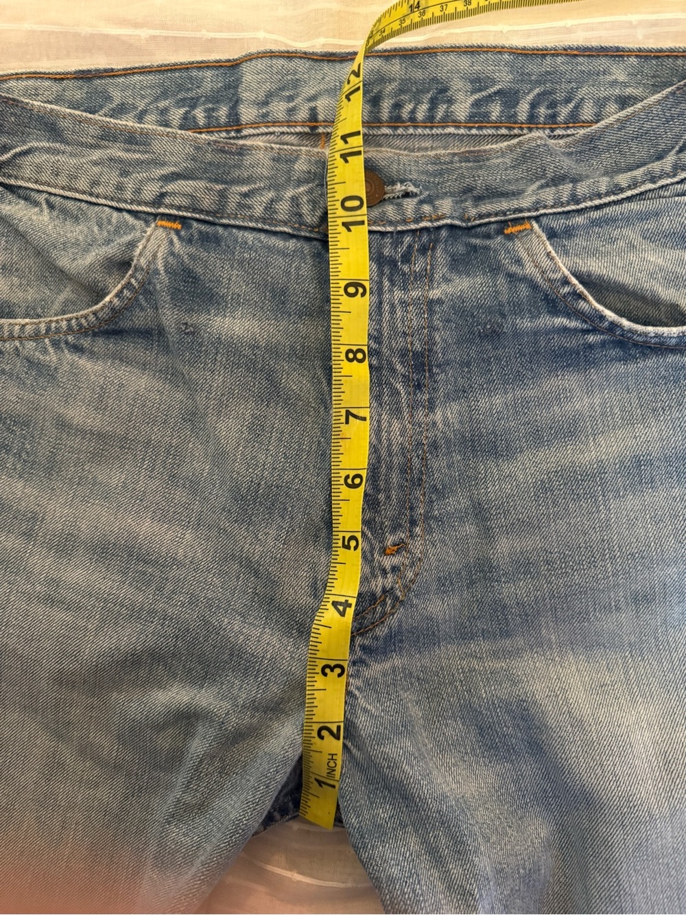 American made Big E 2001 Reissue Levi’s 646 Flare Jeans - Picture 9 of 13